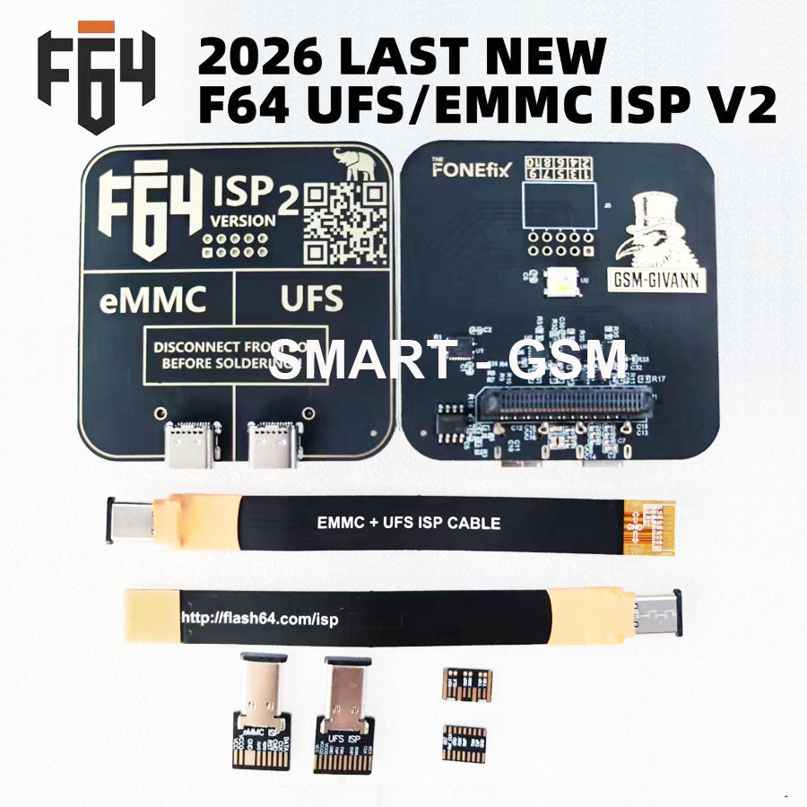 Flash 64 Ultra F64 Box UFS EMMC ISP V2 Adapter Repair Tool