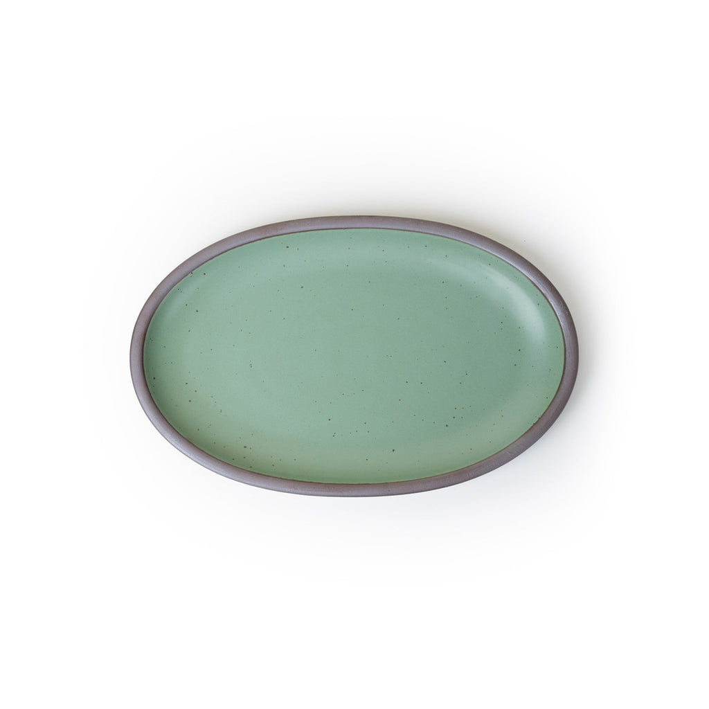 Oval Platter in Lagoon / Medium