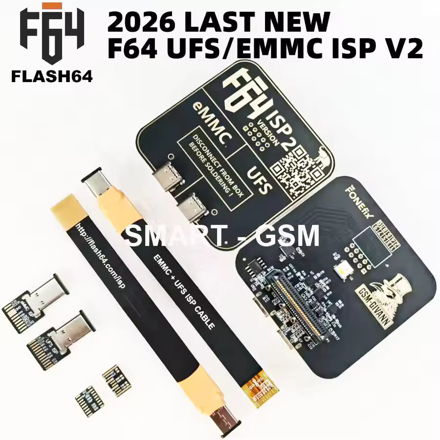 Flash 64 Ultra F64 Box UFS EMMC ISP V2 Adapter Repair Tool