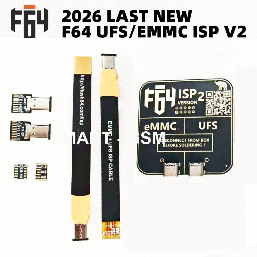 Flash 64 Ultra F64 Box UFS EMMC ISP V2 Adapter Repair Tool