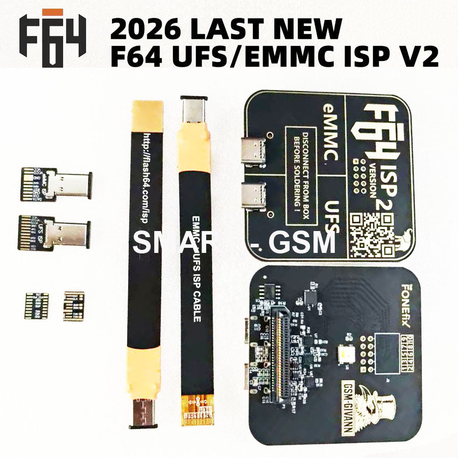 Flash 64 Ultra F64 Box UFS EMMC ISP V2 Adapter Repair Tool